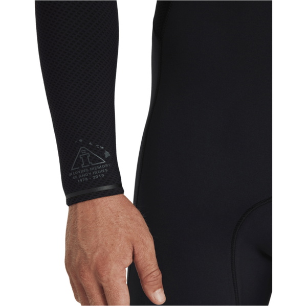 2026 Billabong Mens Revolution Natural 4/3mm Chest Zip Wetsuit 24AW193512 - Black Red